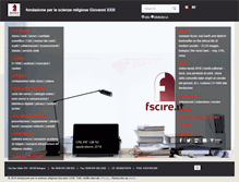 Tablet Screenshot of cristianesimo.fscire.it